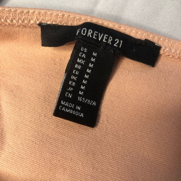 Pink/Nude Forever 21 Mini Dress - Picture 5 of 6
